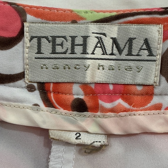 TEHAMA Coral Pink Floral Mini Skirt - Picture 5 of 5